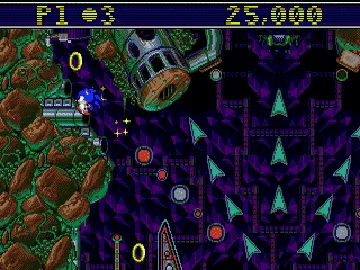 Sonic Spinball (Japan) screen shot game playing